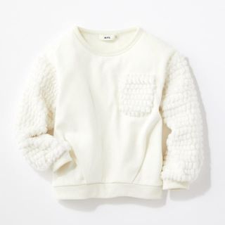 エムピーエス(MPS)のHappy様専用♡ Right-on 【MPS】ファー袖トップス ホワイト110(ニット)