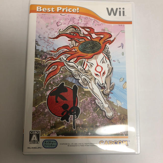 Wii(ウィー)の大神（おおかみ）（Best Price！） Wii エンタメ/ホビーのゲームソフト/ゲーム機本体(家庭用ゲームソフト)の商品写真