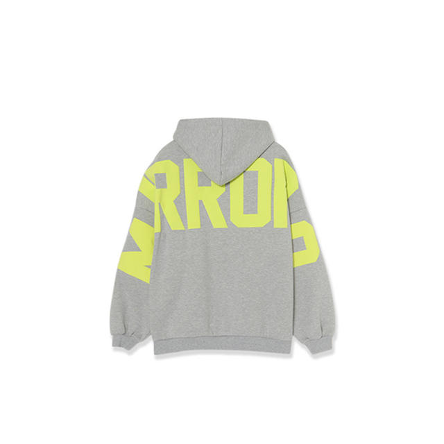 ♡MIRROR9♡ICON hoodie/GRAY×YELLOW♡ レディースのトップス(パーカー)の商品写真