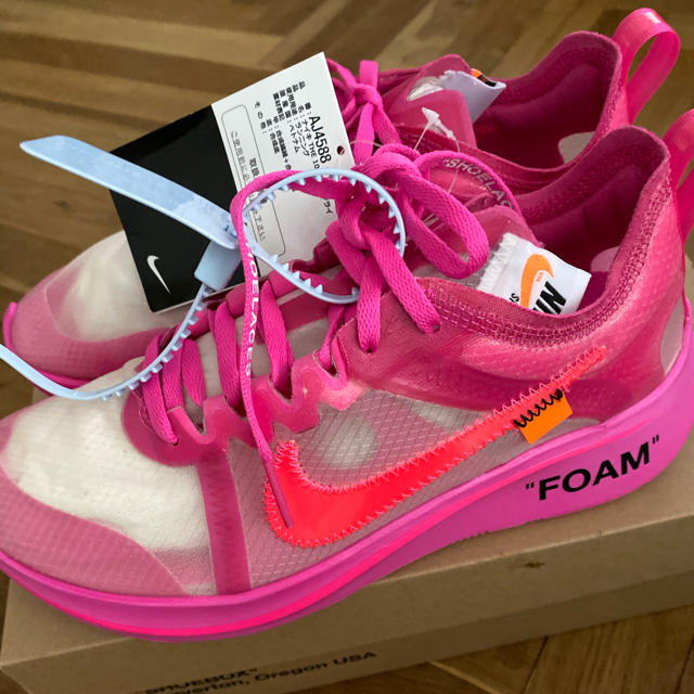 OFF-WHITE(オフホワイト)のTHE 10 : OFF-WHITE × NIKE ZOOM FLY PINK  レディースの靴/シューズ(スニーカー)の商品写真