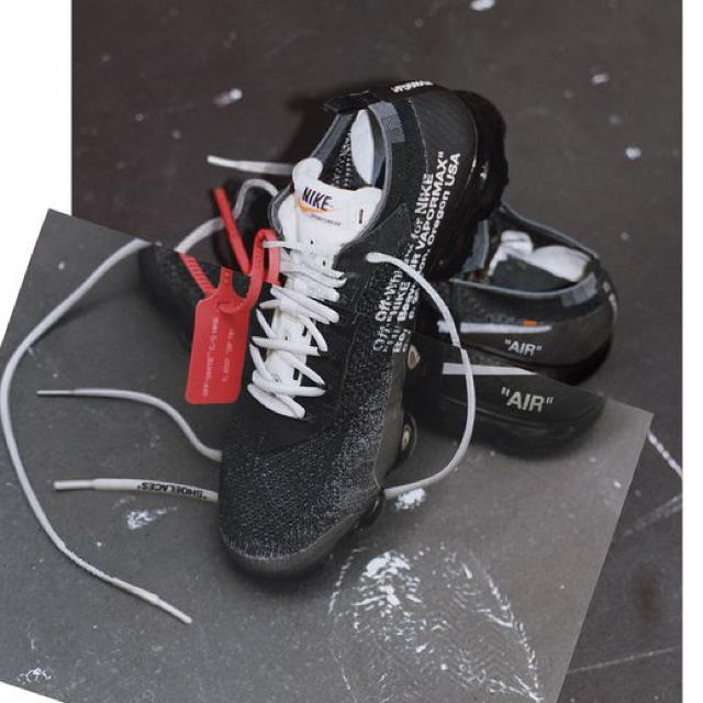 OFF-WHITE(オフホワイト)のTHE 10 / NIKE AIR VAPORMAX FK BLK レディースの靴/シューズ(スニーカー)の商品写真