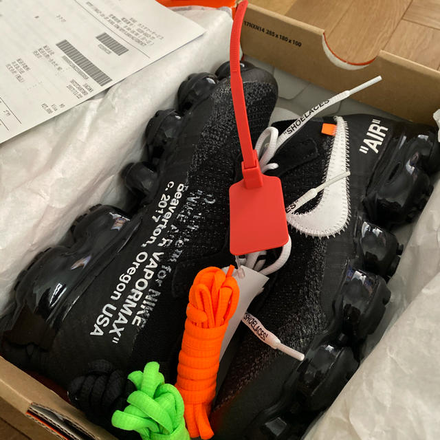 OFF-WHITE(オフホワイト)のTHE 10 / NIKE AIR VAPORMAX FK BLK レディースの靴/シューズ(スニーカー)の商品写真