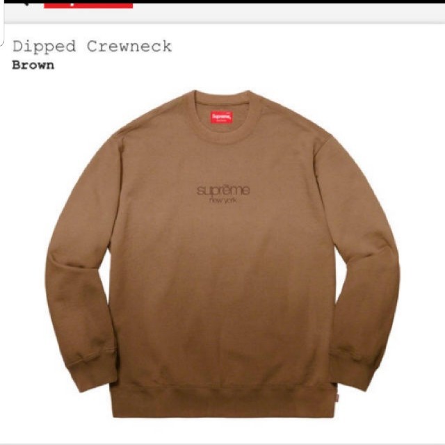 メンズSupreme Dipped Crewneck