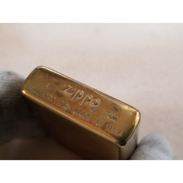 1992年製 真鍮 ブラス ZIPPO ジッポー ak4  メンズのファッション小物(タバコグッズ)の商品写真