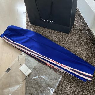 グッチ(Gucci)のGUCCI テクニカルジャージ ブルー(ジャージ)