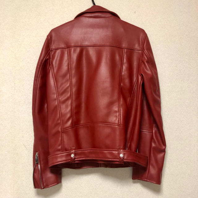 ZARA ライダースジャケット Mサイズ レッド