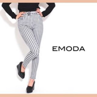 エモダ(EMODA)のEMODA ギンガムチェックHWパンツ(カジュアルパンツ)