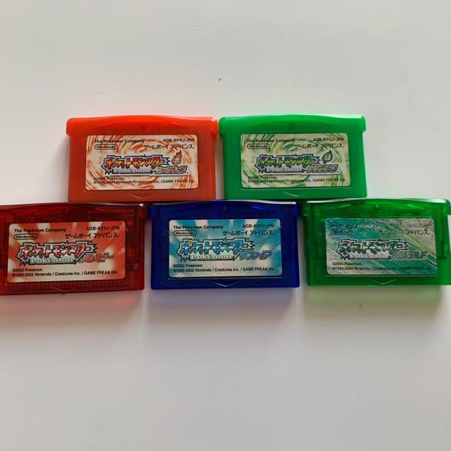 ゲームボーイアドバンス(ゲームボーイアドバンス)のポケモン GBA セット ゲームボーイアドバンス エンタメ/ホビーのゲームソフト/ゲーム機本体(携帯用ゲームソフト)の商品写真