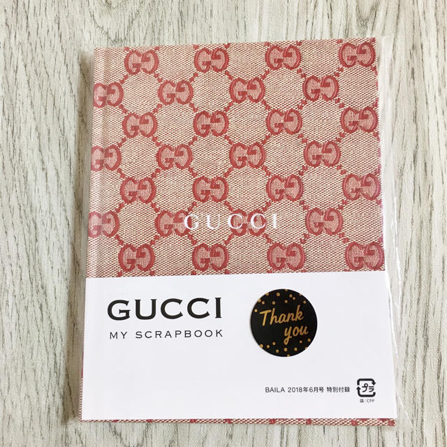 Gucci - グッチ マイ スクラップブック ノート ピンク ロゴ バイラ 付録 新品 未開封の通販 by ☆ハーベスト☆｜グッチならラクマ