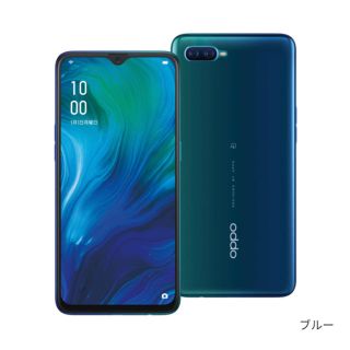 OPPO Reno A 128GB 新品  ブルー SIMフリー スマートフォン(スマートフォン本体)