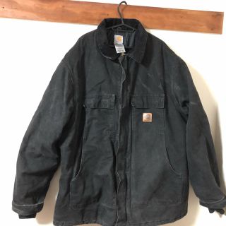 カーハート(carhartt)のカバーオール　carharrt xxL 黒(カバーオール)