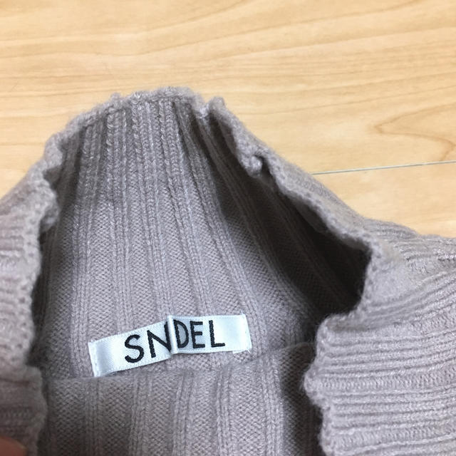 SNIDEL(スナイデル)の新品タグ付き snidel スナイデル ワイドリブミニニットワンピース ピンク レディースのワンピース(ミニワンピース)の商品写真