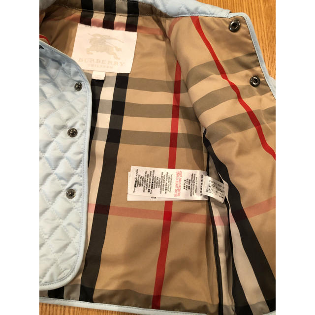 ケット BURBERRY キルトジャンパー男の子 80センチの通販 by 4h's shop｜バーバリーならラクマ - バーバリー