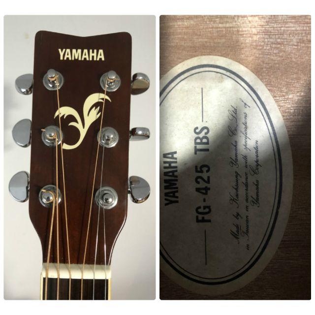 お盆お値下げ YAMAHA FG-425  チューナー、ピック、ストラップ付き