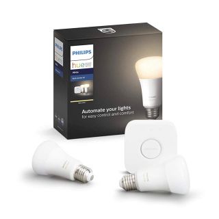 フィリップス(PHILIPS)のPhilips Hue ホワイト スターターセット（電球色）【新品未開封】(蛍光灯/電球)