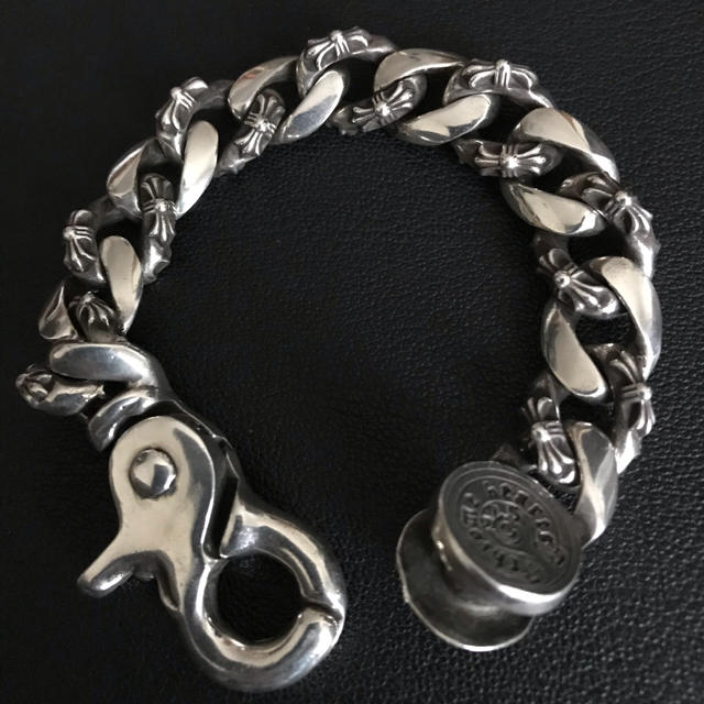 Chrome Hearts(クロムハーツ)のユウパパ様専用　本物　クロムハーツ　ファンシーチェーンブレスレット　13リンク メンズのアクセサリー(ブレスレット)の商品写真