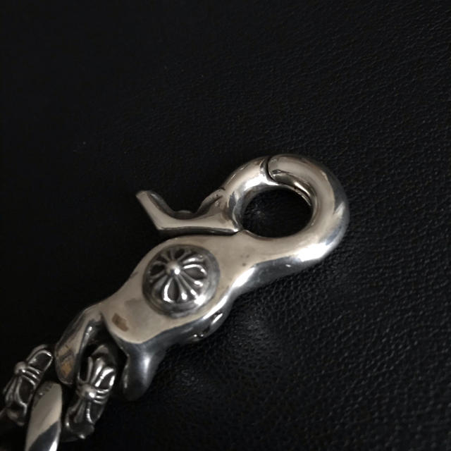 Chrome Hearts(クロムハーツ)のユウパパ様専用　本物　クロムハーツ　ファンシーチェーンブレスレット　13リンク メンズのアクセサリー(ブレスレット)の商品写真