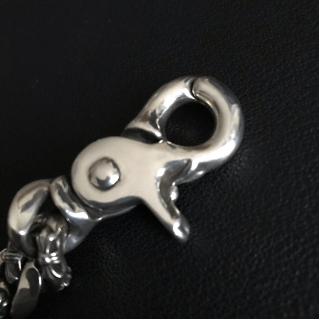 Chrome Hearts(クロムハーツ)のユウパパ様専用　本物　クロムハーツ　ファンシーチェーンブレスレット　13リンク メンズのアクセサリー(ブレスレット)の商品写真