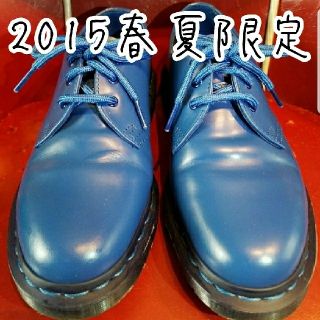 ドクターマーチン(Dr.Martens)のドクターマーチン ブルー(ローファー/革靴)