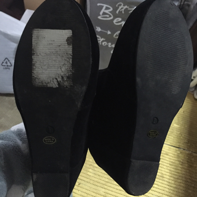 heather(ヘザー)のヘザー☆ウェッジソールショートブーツ レディースの靴/シューズ(ブーツ)の商品写真