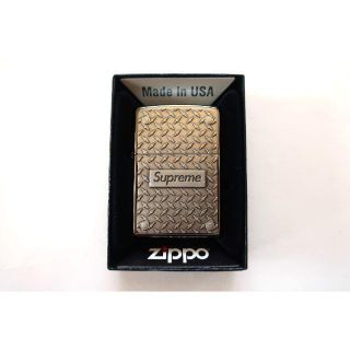 シュプリーム(Supreme)の19Supreme Diamond Plate Zippoジッポライター(タバコグッズ)