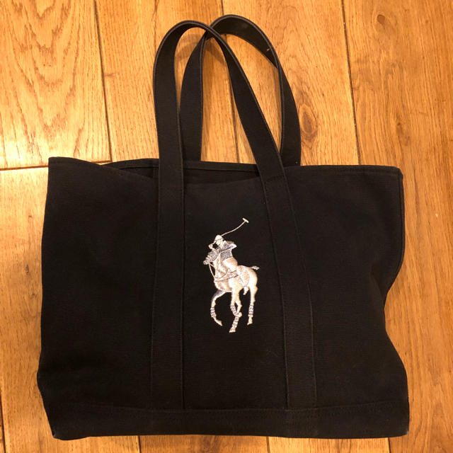 Ralph Lauren(ラルフローレン)のツリー様専用☆ラルフローレン トートバッグ 黒 レディースのバッグ(トートバッグ)の商品写真