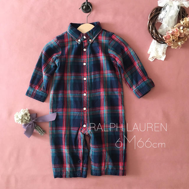 Ralph Lauren(ラルフローレン)のRALPH LAUREN ラルフローレン ｜カバーオール*̩̩̥୨୧˖ キッズ/ベビー/マタニティのベビー服(~85cm)(カバーオール)の商品写真