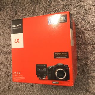初期化済 SONY α77 ズームレンズキット + 望遠レンズ デジタル一眼 VITACOM
