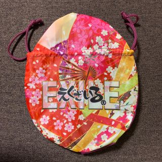 エグザイル(EXILE)の居酒屋えぐざいる　和風きんちゃく　桜　ナイロン製　EXILE 巾着(ミュージシャン)