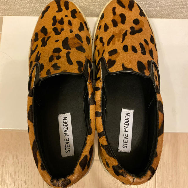 Ron Herman(ロンハーマン)の[美品]STEVE MADDEN レオパード スリッポン レディースの靴/シューズ(スリッポン/モカシン)の商品写真