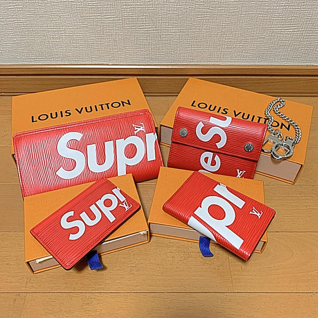 LOUIS VUITTON × Supreme 財布 カードケース 4点長財布