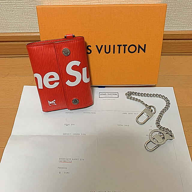 LOUIS VUITTON(ルイヴィトン)のLOUIS VUITTON × Supreme 財布 カードケース 4点 メンズのファッション小物(長財布)の商品写真