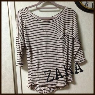 ザラ(ZARA)のZARA ボーダーT(Tシャツ(長袖/七分))