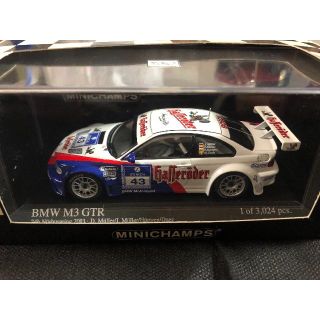 ビーエムダブリュー(BMW)の新品 未使用品 BMW M３ GTR 2001年式 ミニチャンプス(ミニカー)