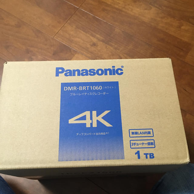 Panasonic(パナソニック)の新品未開封 おうちクラウドディーガ DMR-BRT1060 Panasonic  スマホ/家電/カメラのテレビ/映像機器(ブルーレイレコーダー)の商品写真