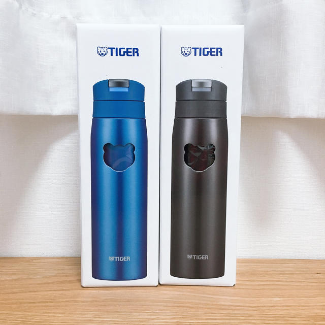 TIGER(タイガー)のタイガー 水筒 360ml サハラ マグ ステンレスボトル ワンタッチ 軽量  キッズ/ベビー/マタニティの授乳/お食事用品(水筒)の商品写真