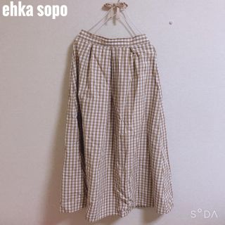 エヘカソポ(ehka sopo)の⋆⸜ ehka sopo ギンガムチェックスカート⸝⋆(ひざ丈スカート)