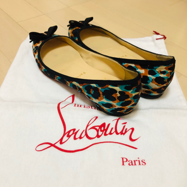 Christian Louboutin(クリスチャンルブタン)のクリスチャンルブタン パンプス バレリーナ 豹柄 レディースの靴/シューズ(ハイヒール/パンプス)の商品写真