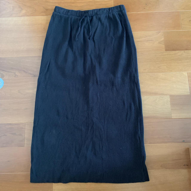w closet(ダブルクローゼット)のダブルクローゼット リブタイトスカート レディースのスカート(ロングスカート)の商品写真