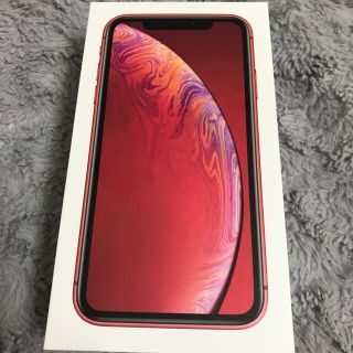 アイフォーン(iPhone)のiPhonexr 64GB RED SIMフリー(スマートフォン本体)