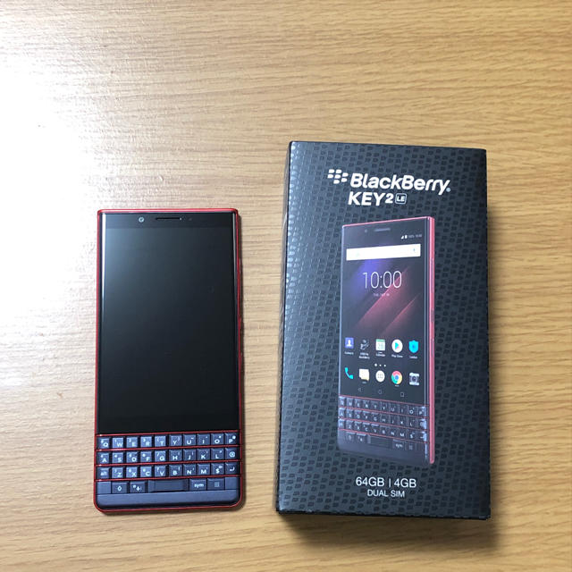 BlackBerry KEY2 LE Atomic レッド【日本正規代理店品】スマホ/家電/カメラ