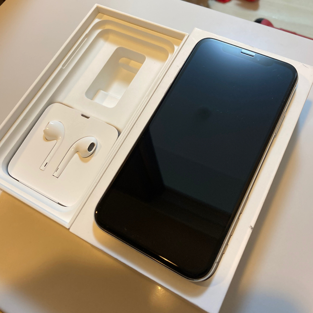 iPhone X シルバー 256GB au (SIMフリー可) iPhoneX