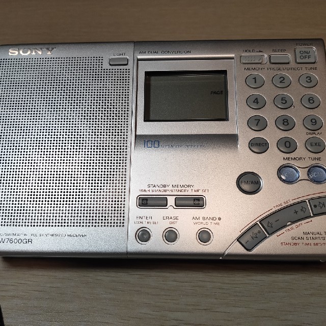 ◆SONY ICF-SW7600GR・ FM/AM/短波ラジオ