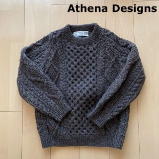 インバーアラン(INVERALLAN)のAthena Designs（アテナデザイン）／クルーネックケーブルニット(ニット/セーター)