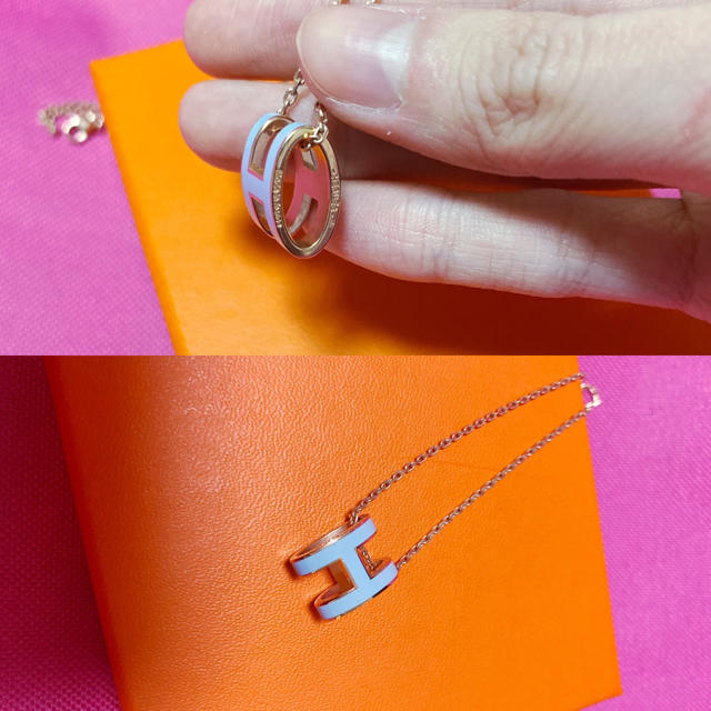 Hermes ブルー 青 ネックレス Hermèsの通販 by プロフ必読 - エルメス