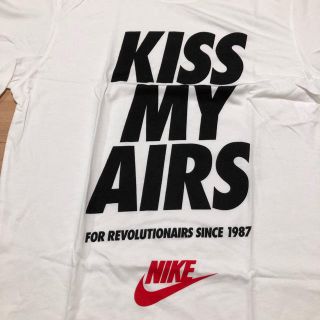 ナイキ(NIKE)のNIKE KISS MY AIRS Tシャツ L 白 ナイキ(Tシャツ/カットソー(半袖/袖なし))