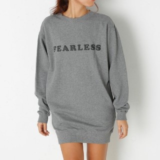 スライ(SLY)の★スライ 未使用タグ付き FEARLESS スウェット ワンピ(トレーナー/スウェット)