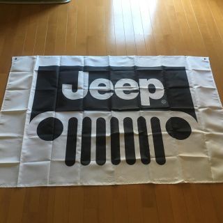 ジープ(Jeep)のJEEP特大フラッグ！ガレージにいかがですか？(その他)