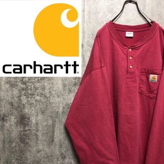 カーハート(carhartt)の【りょう様専用☆】カーハート☆ロゴタグ入スーパービッグヘンリーネックロンT(Tシャツ/カットソー(七分/長袖))