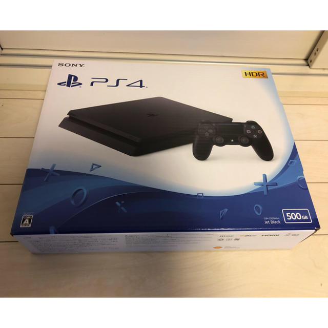 PS4本体 PlayStation®4 ジェットブラック 500GB 新品未開封